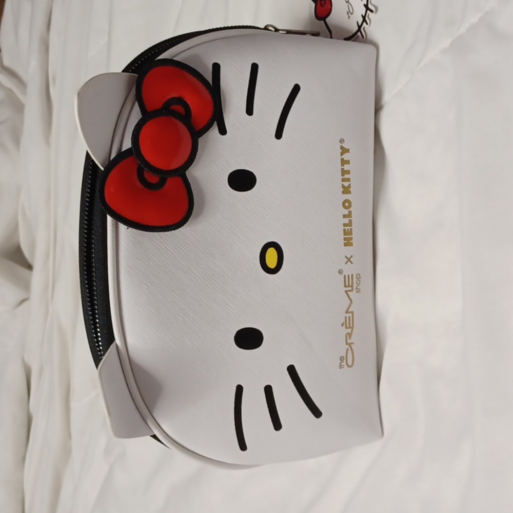 Hello kitty x creme shop makeup bag